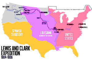 Lewis and Clark Expedition Map