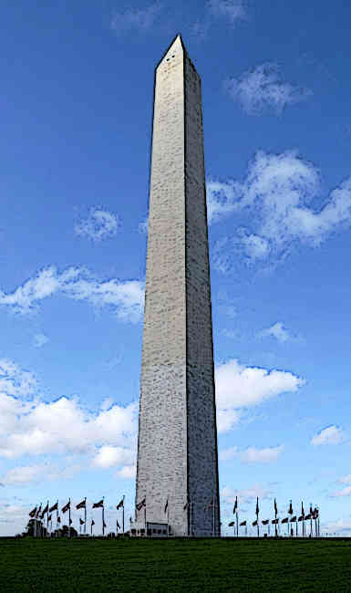 Washington Monument in Washington DC