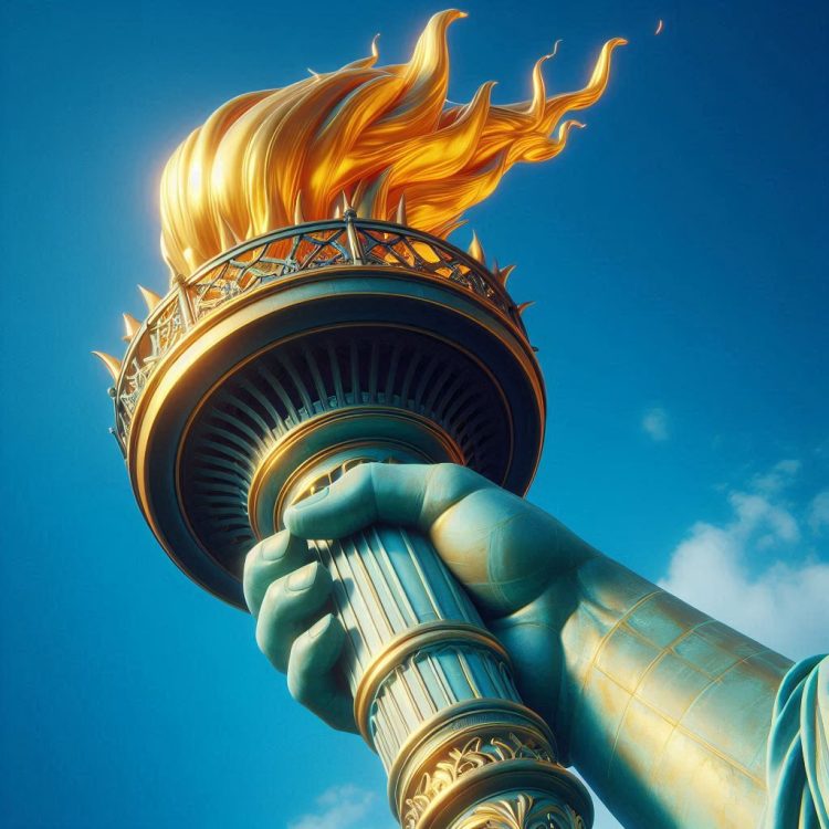The Torch of the Statue of Liberty