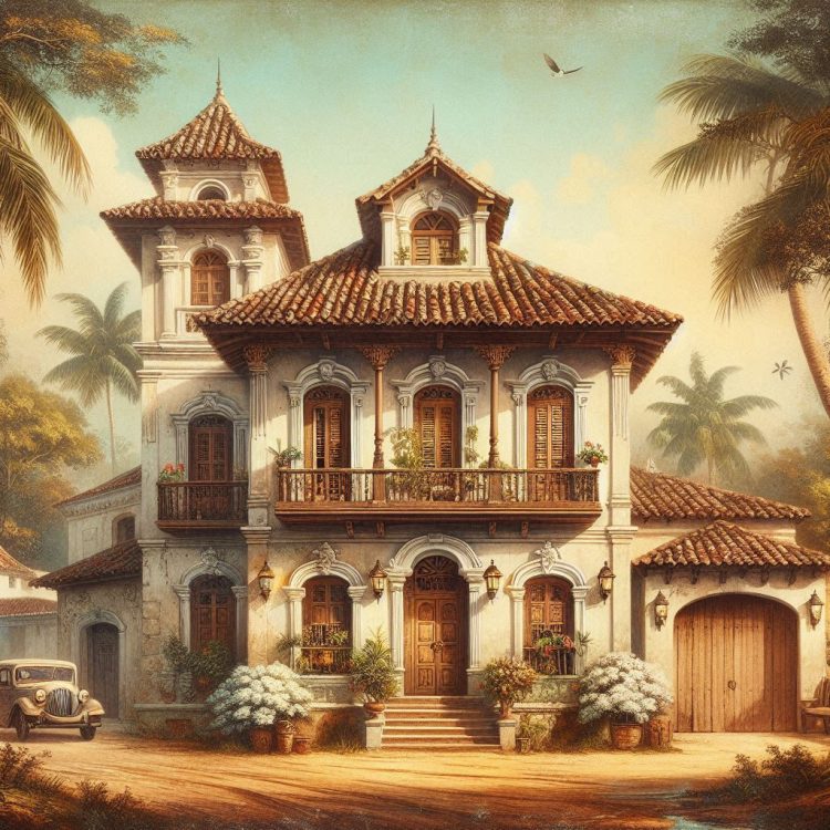 American History - Colonial Period Houses 